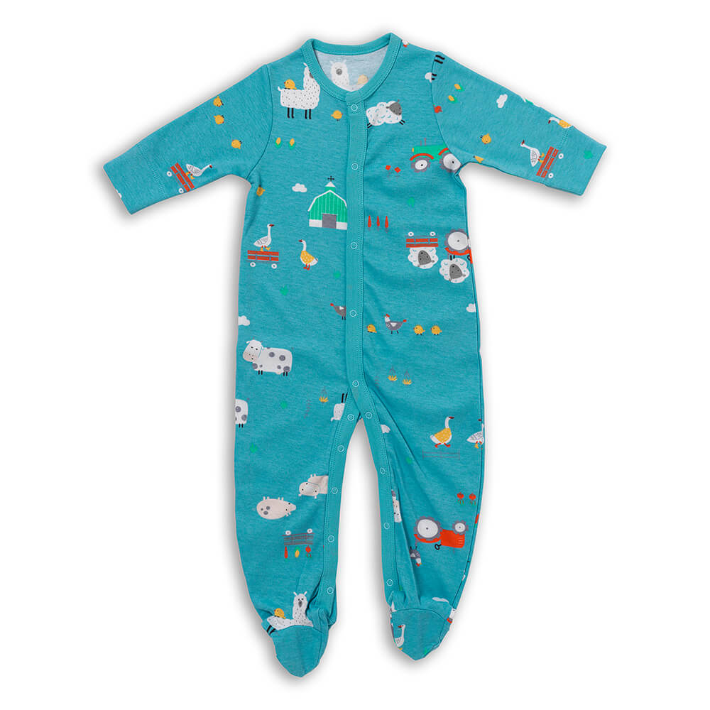 Pack de 2 pijamas para bebé de algódon orgánico_Granja_3_443