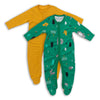 Pack de 2 pijamas para bebé de algódon orgánico_Animales del bosque_1_443