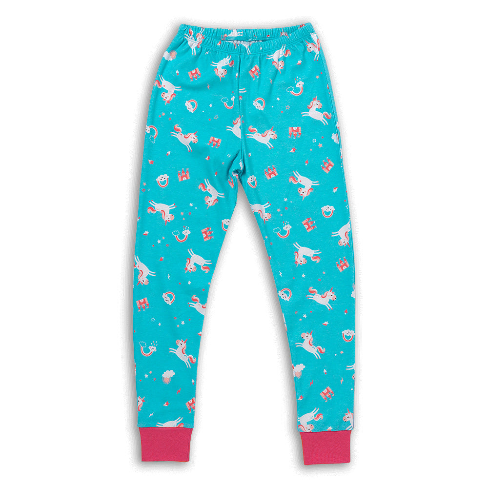 Pijama de niño de algódon orgánico_Unicorno_pantalón_444