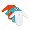 Pack de 3 bodies para bebé manga larga de algódon orgánico_Granja_1_434