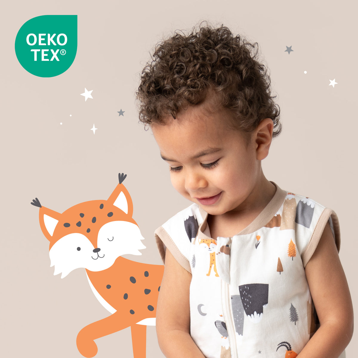 Saco de dormir para bebé, 1.0 TOG