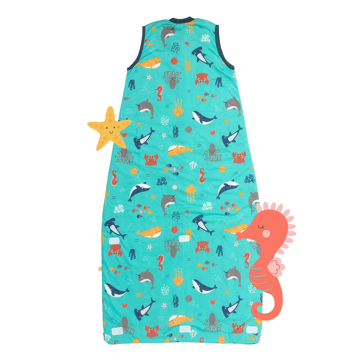 Saco de dormir para bebé 1.0 TOG_Animales marinos_parte trasera_420