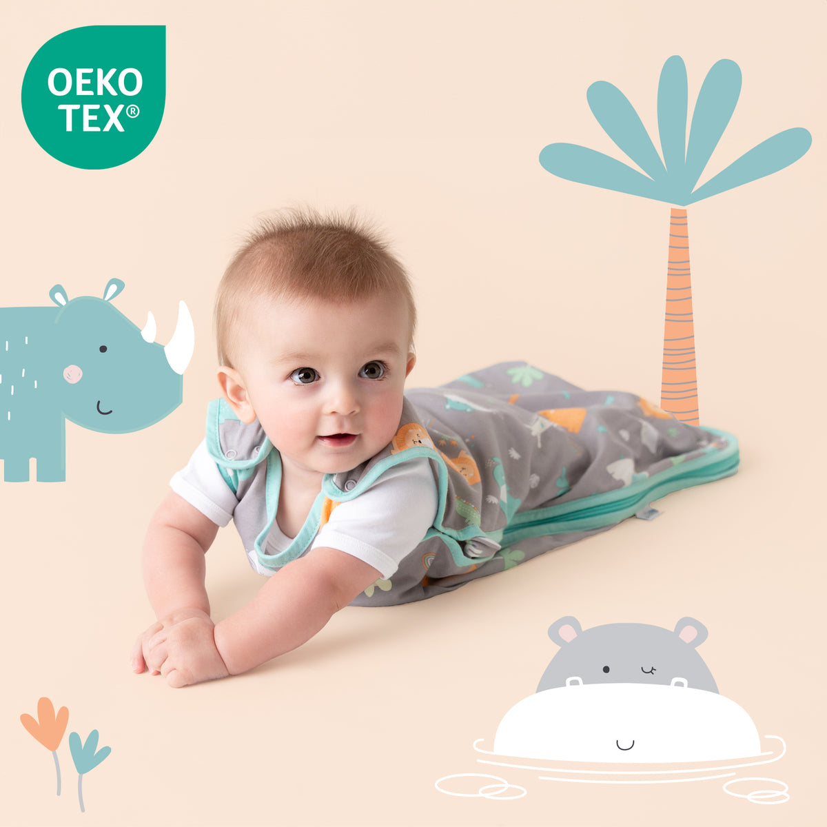 Saco de dormir para bebé, 1.0 TOG