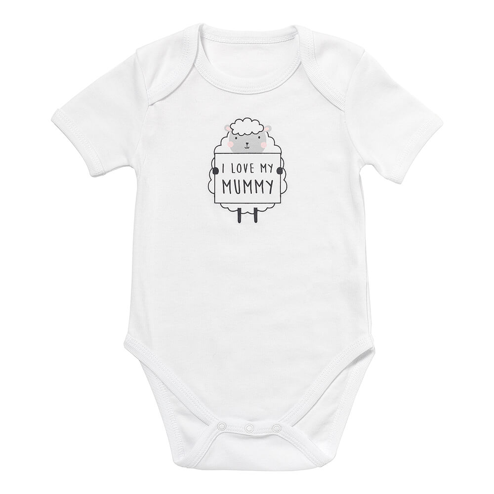 Body para bebé con mensaje de algodón orgánico_I Love My Mummy_1_431
