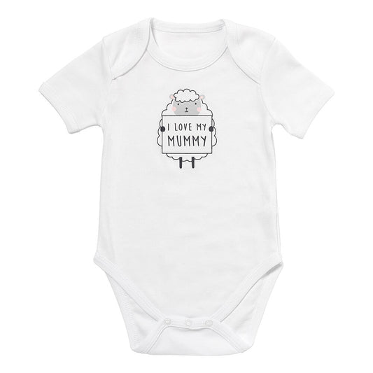Body para bebé con mensaje de algodón orgánico_I Love My Mummy_1_431