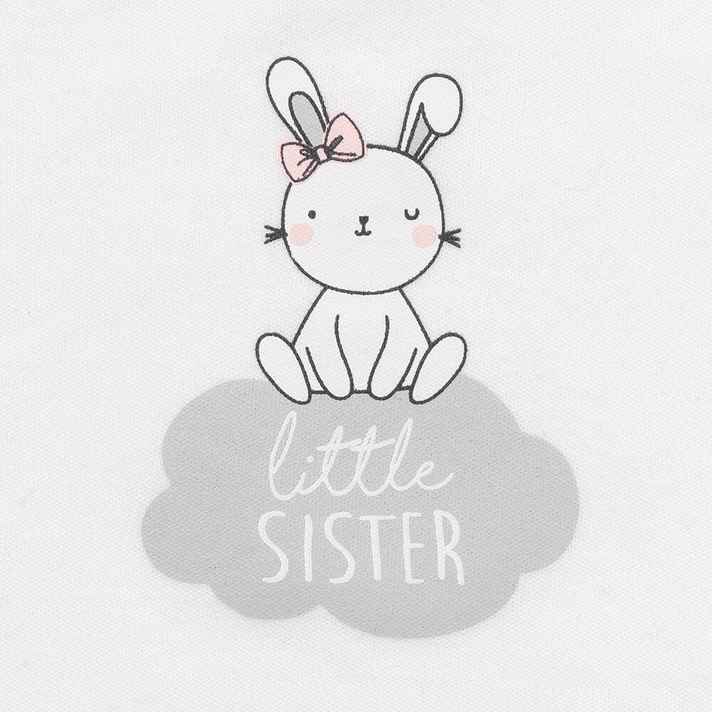 Body para bebé con mensaje de algodón orgánico_Little Sister_2_431