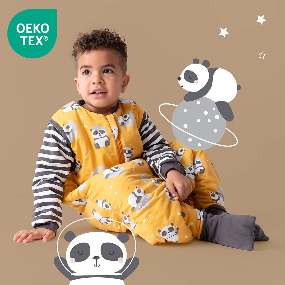 Saco de dormir con pies y suelas antideslizantes y mangas 1.0 TOG_Panda_OEKOTEX_1182