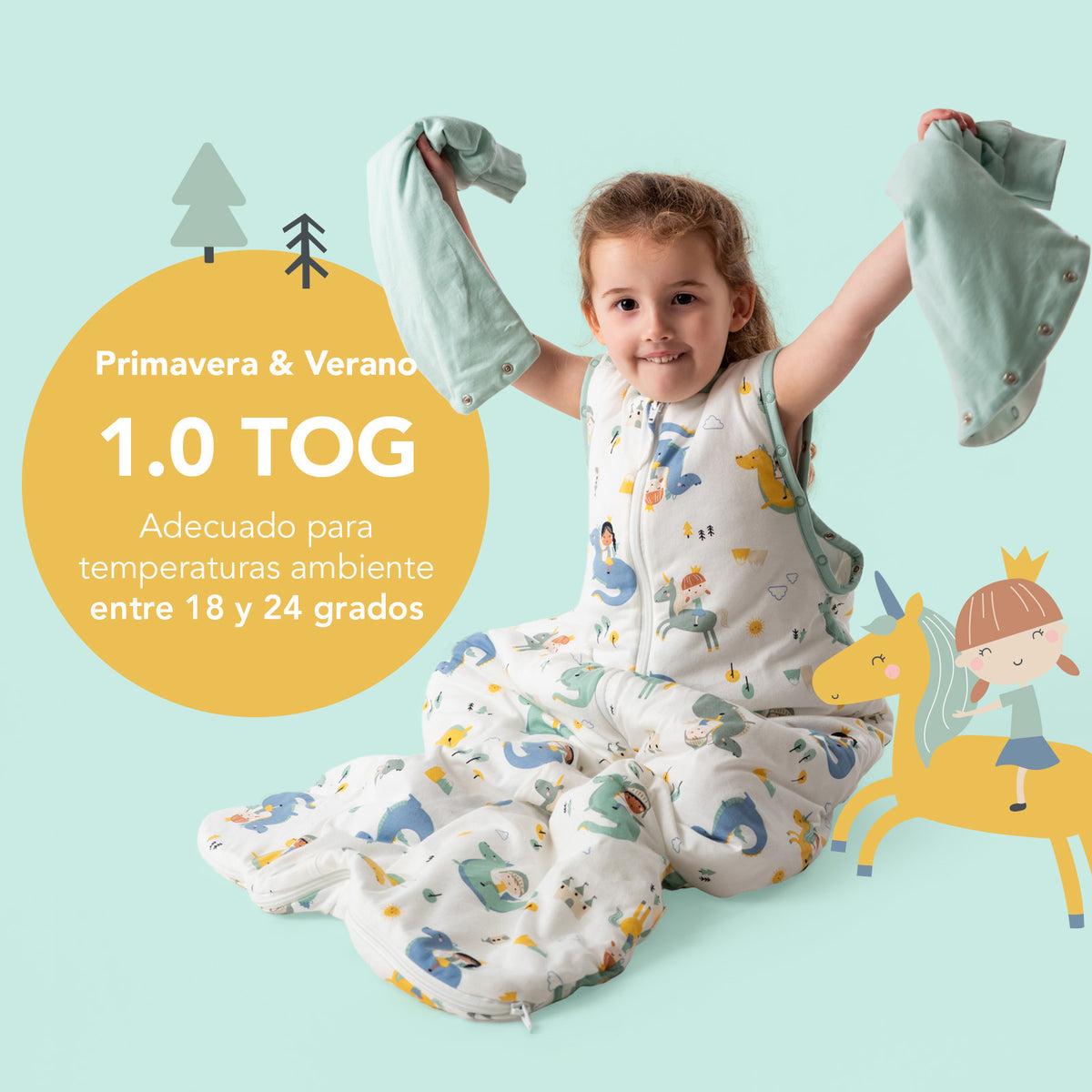 Saco de dormir para bebé 1.0 TOG_Fantasia_TOG_1187