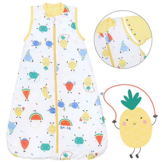 Saco de dormir para bebé 1.0 TOG_Frutas en Forma_Delantero con sisa_1187