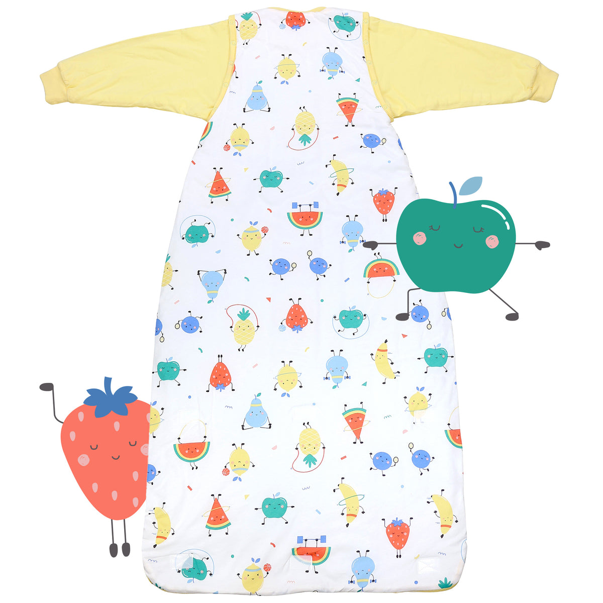 Saco de dormir para bebé 1.0 TOG_Frutas en Forma_parte trasera_1187
