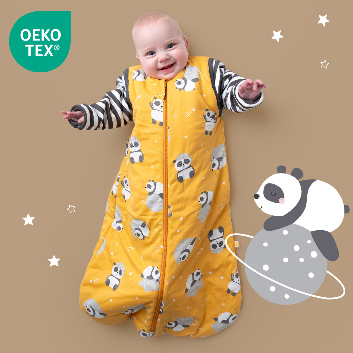 Saco de dormir para bebé 1.0 TOG_Panda_OEKOTEX_1187