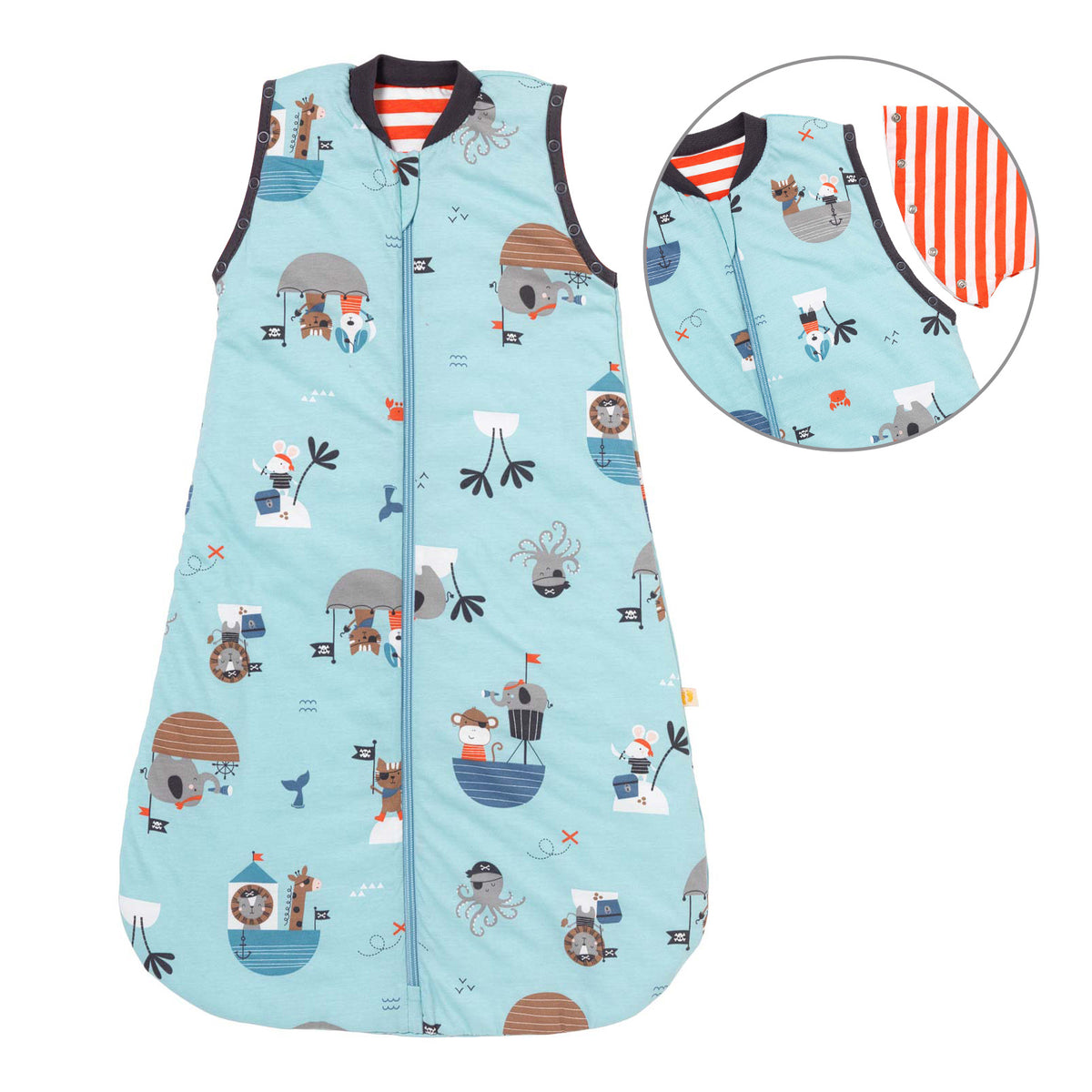 Saco de dormir para bebé 1.0 TOG_Pirata_Delantero con sisa_1187