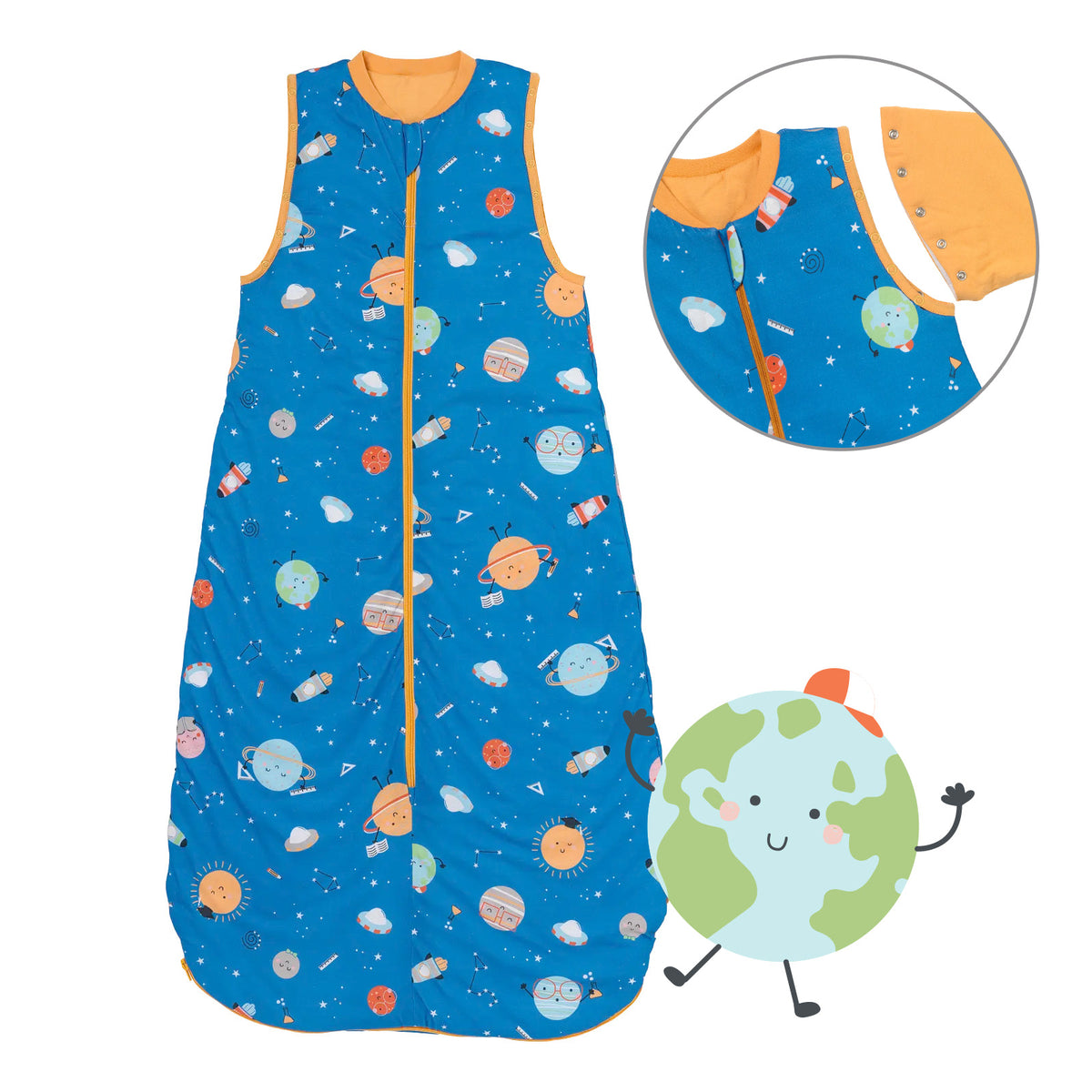 Saco de dormir para bebé 1.0 TOG_Space_Delantero con sisa_1187