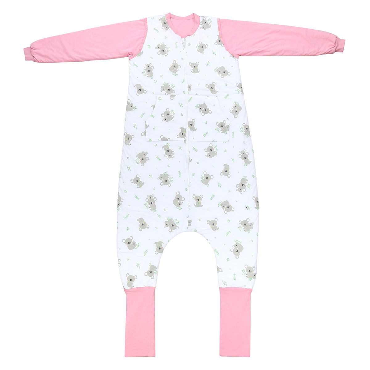 Saco de dormir con pies y suelas antideslizantes para adultos 2.5 TOG_Koala_parte frontal_1188