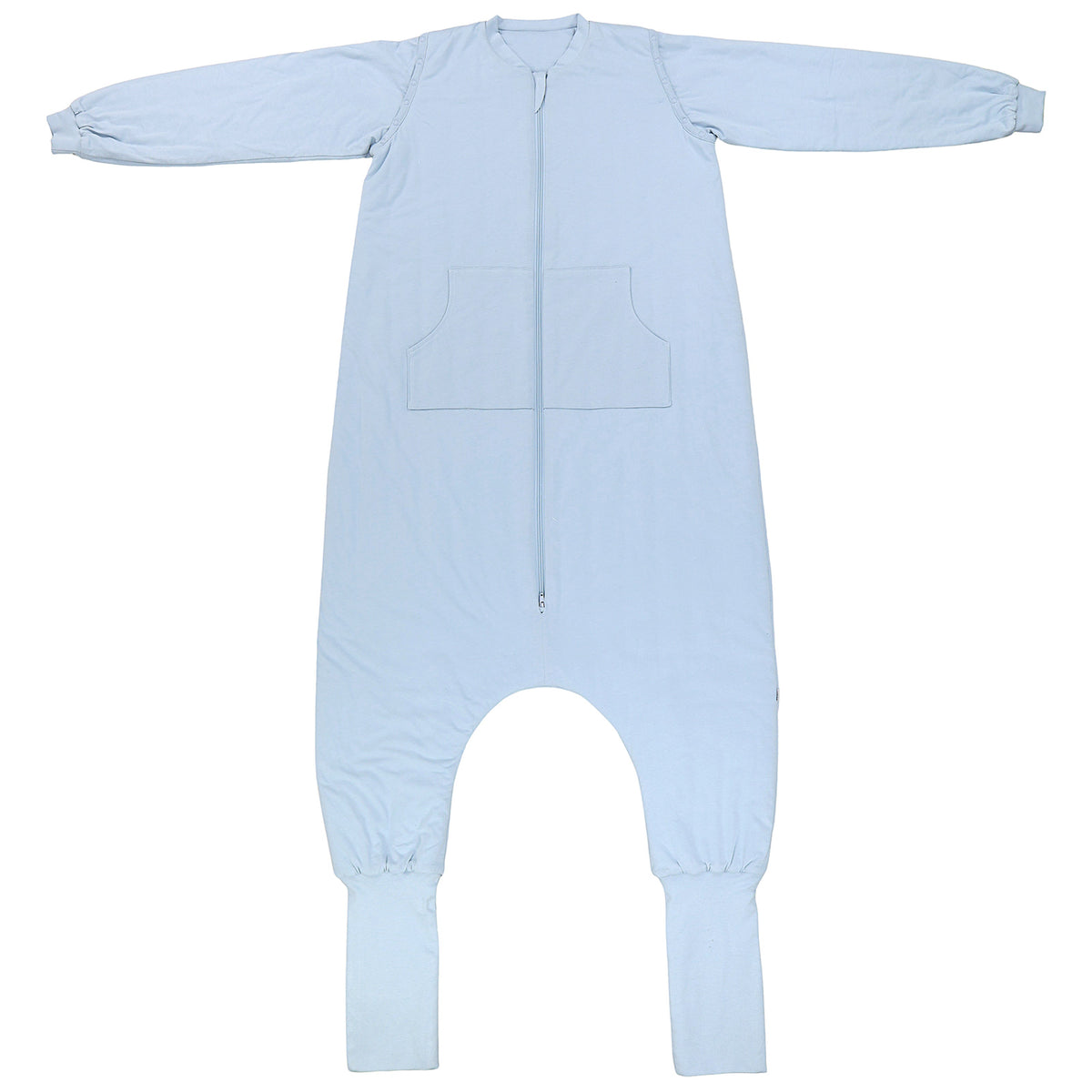 Saco de dormir con pies y suelas antideslizantes para adultos 2.5 TOG_Azul Hielo_parte frontal_1188