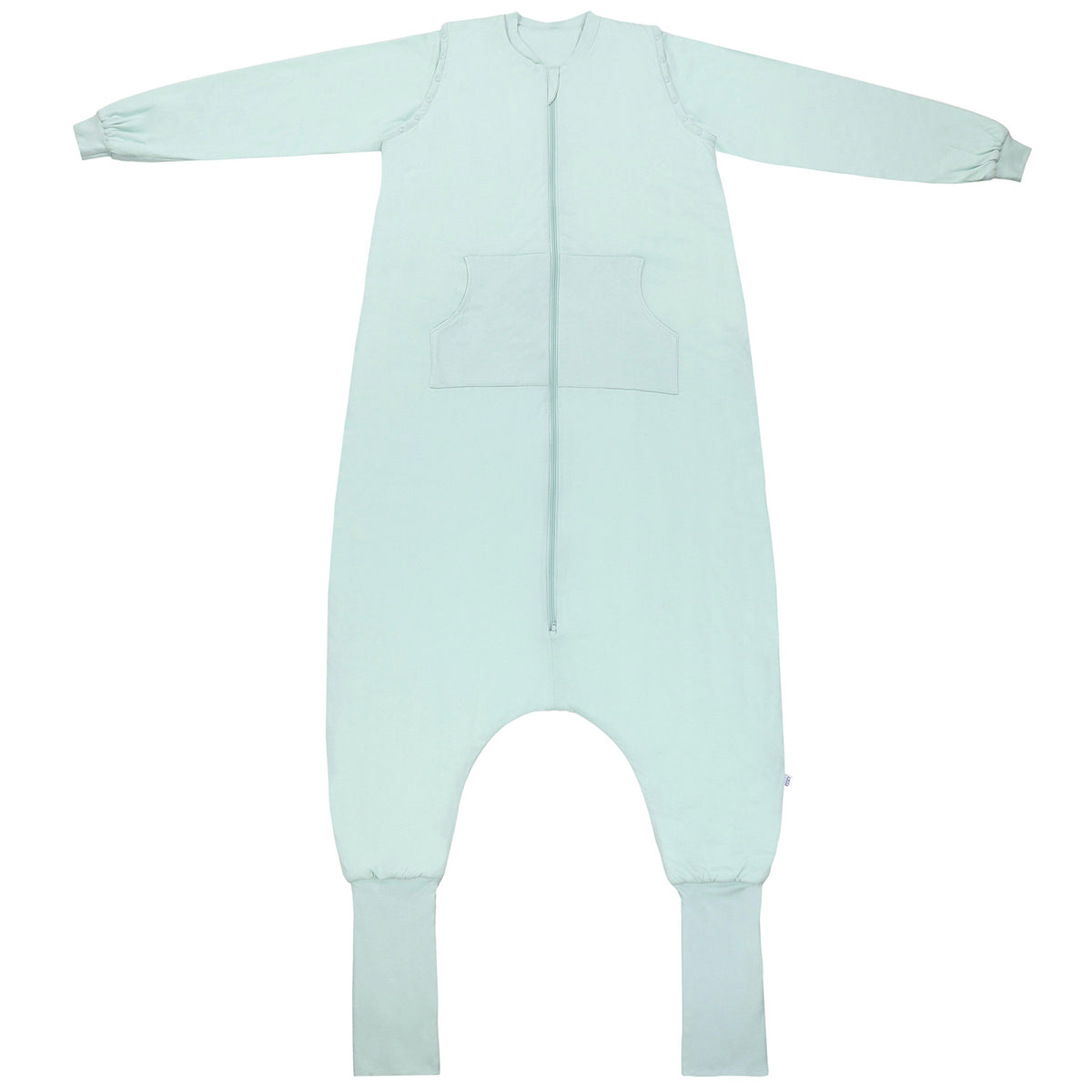 Saco de dormir con pies y suelas antideslizantes para adultos 2.5 TOG_Salvia_parte frontal_1188