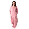 Saco de dormir con pies y suelas antideslizantes para adultos 3.5 TOG_Rosa pastel_foto de ejemplo_1189
