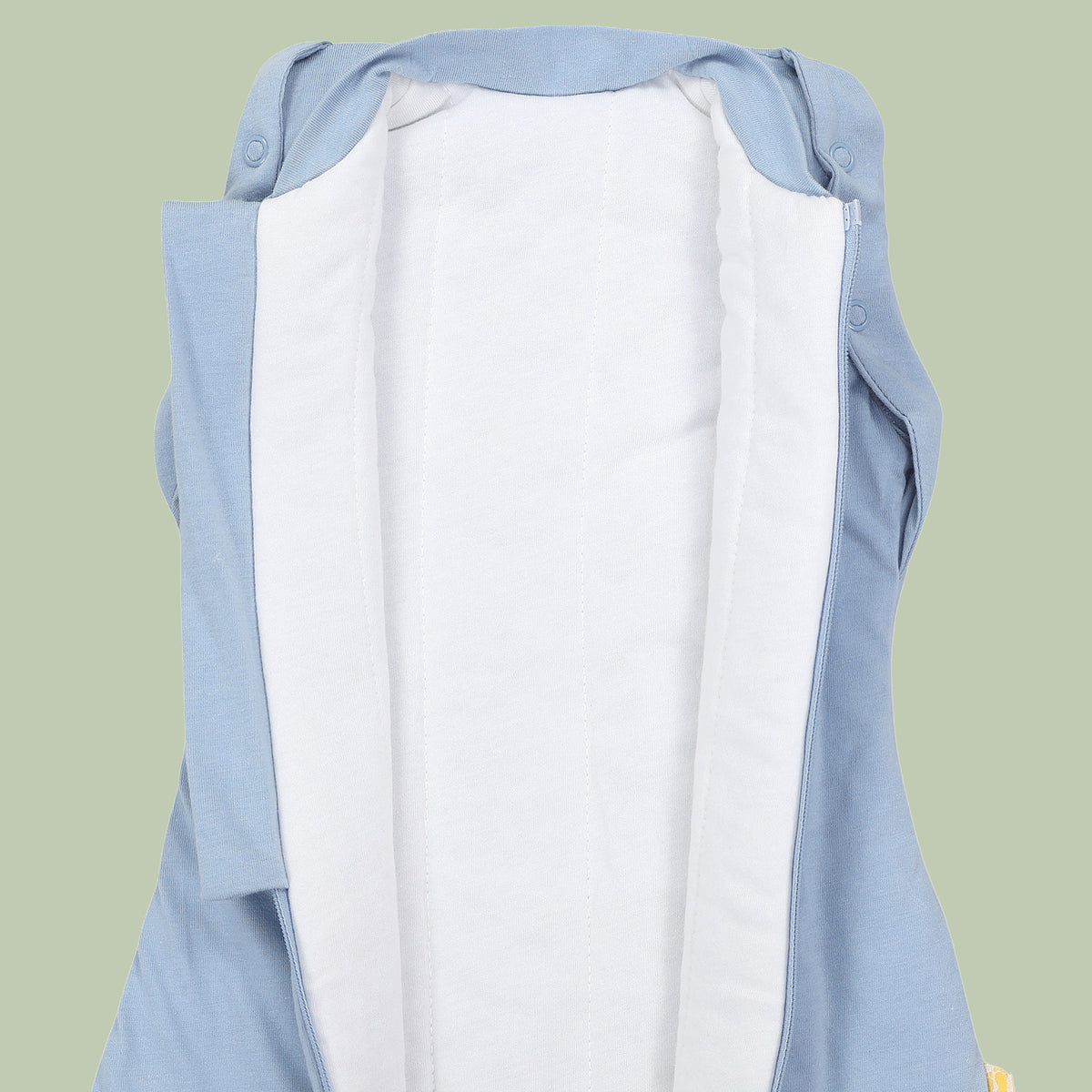 Manta Envolvente para Bebé 2.5 TOG_Azul Hielo_zona del brazo_1193
