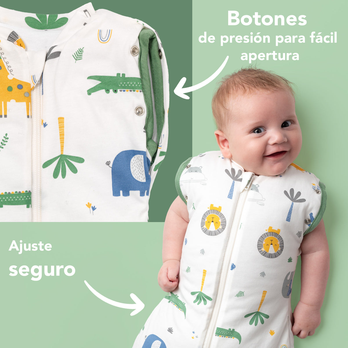 Manta Envolvente para Bebé 1.0 TOG_Jungla_zona del brazo_1198