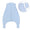 Saco de dormir con pies y suelas antideslizantes y mangas 1.0 TOG_Azul Hielo_Delantero con sisa_1200