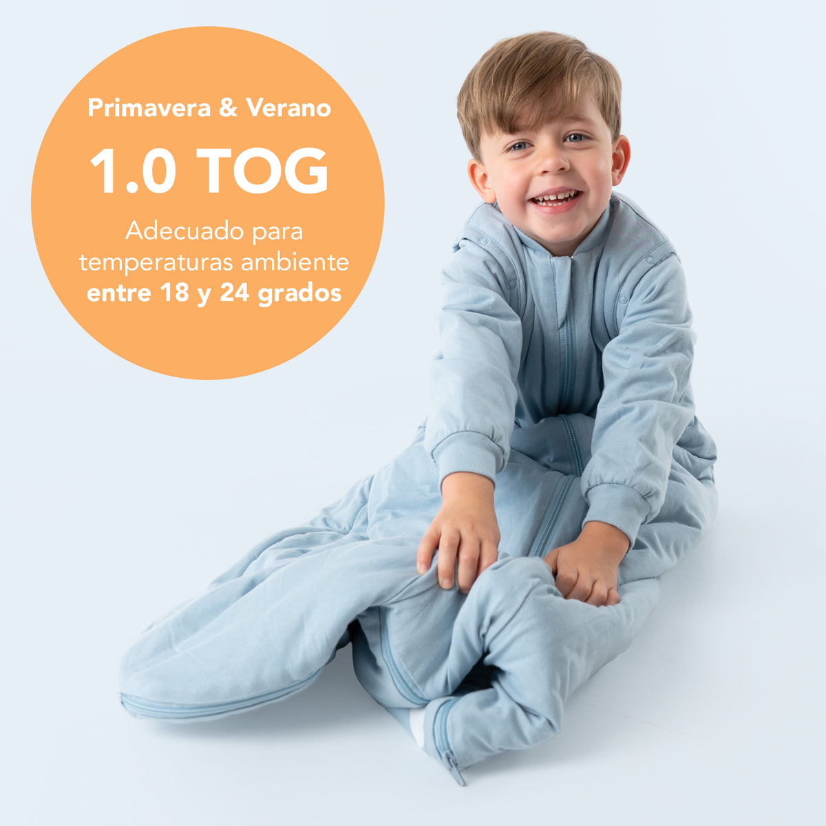 Saco de dormir para bebé 1.0 TOG_Azul Hielo_TOG_1201