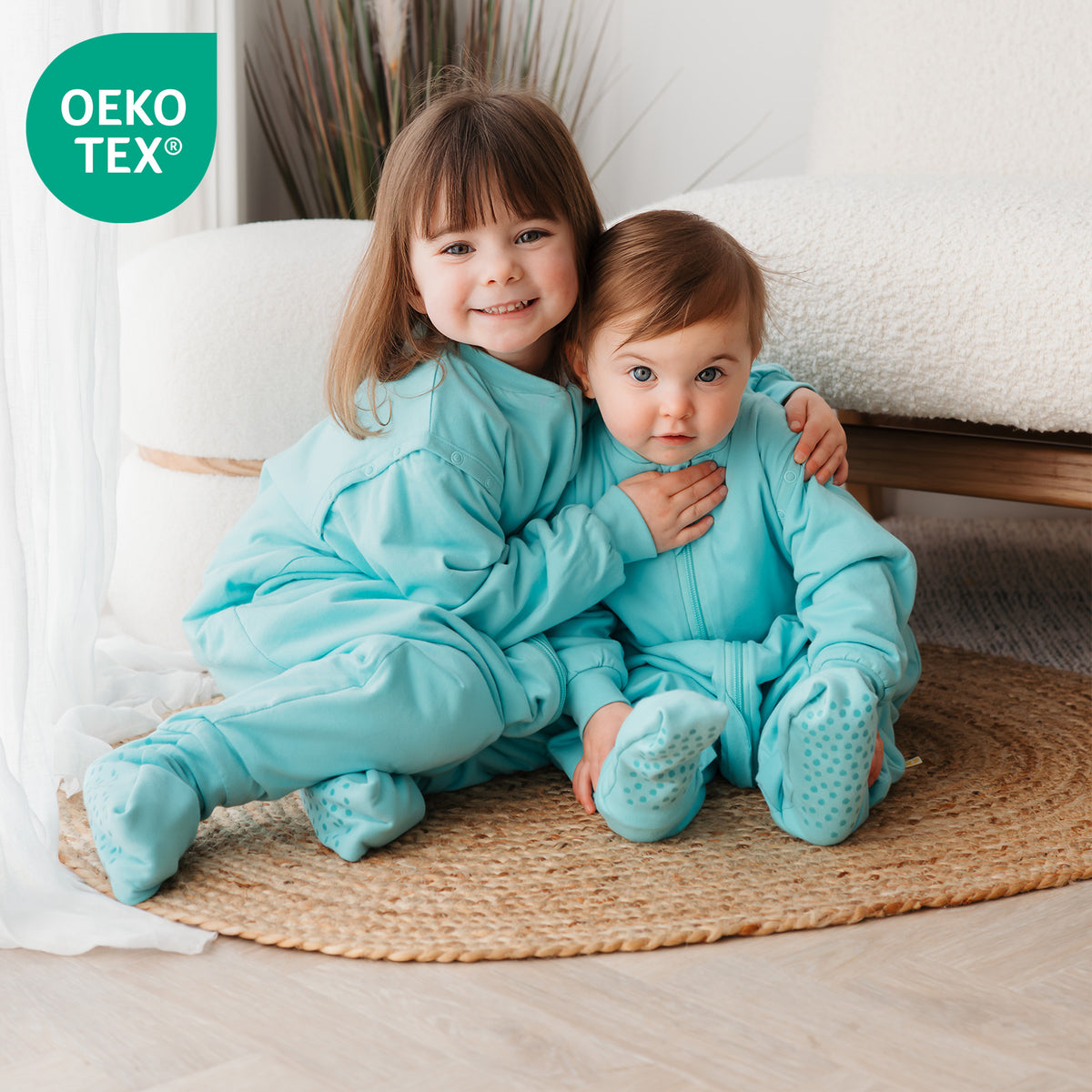 Saco de dormir con pies y suelas antideslizantes 2.5 TOG_Agua_OEKOTEX_1202