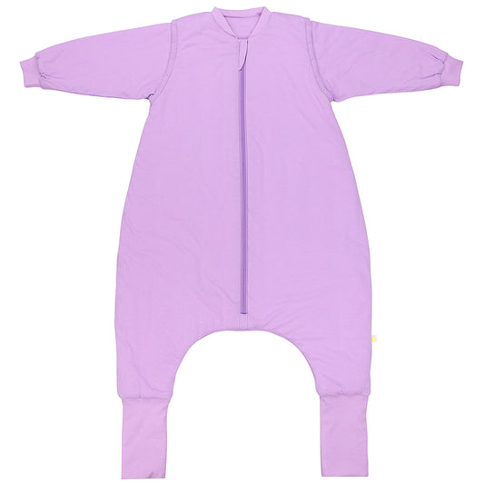 Saco de dormir con pies y suelas antideslizantes 2.5 TOG_Lila_parte frontal_1202