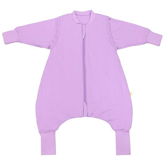 Saco de dormir con pies y suelas antideslizantes 2.5 TOG_Lila_parte frontal_1202