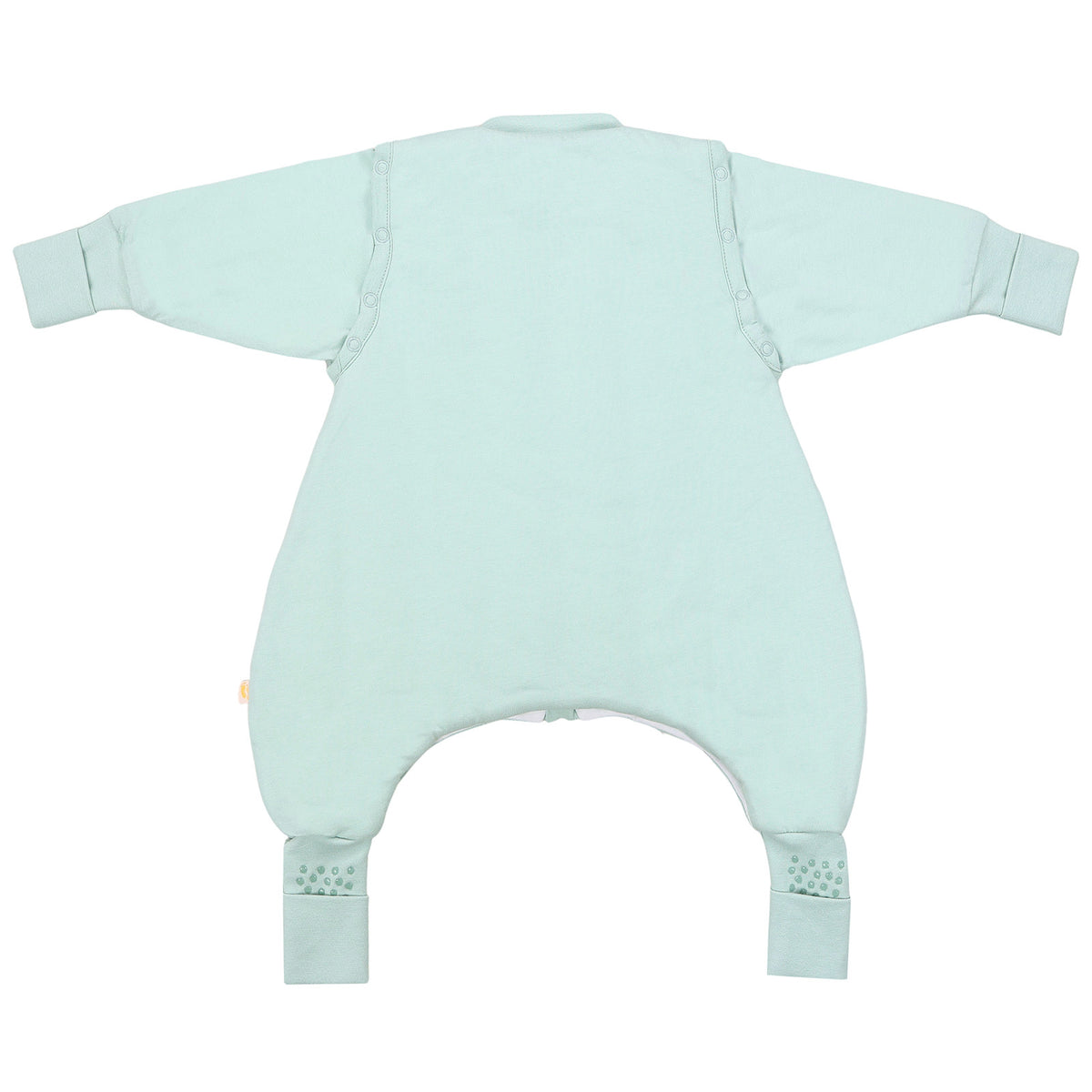 Saco de dormir con pies y suelas antideslizantes 2.5 TOG_Salvia_parte trasera_1202