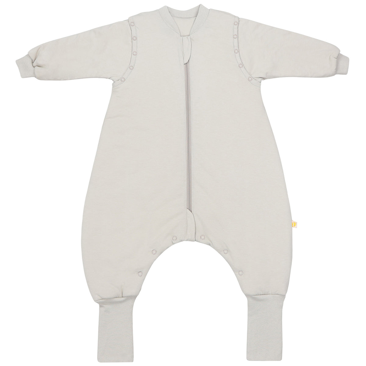 Saco de dormir con pies y suelas antideslizantes 2.5 TOG_Taupe_parte frontal_1202