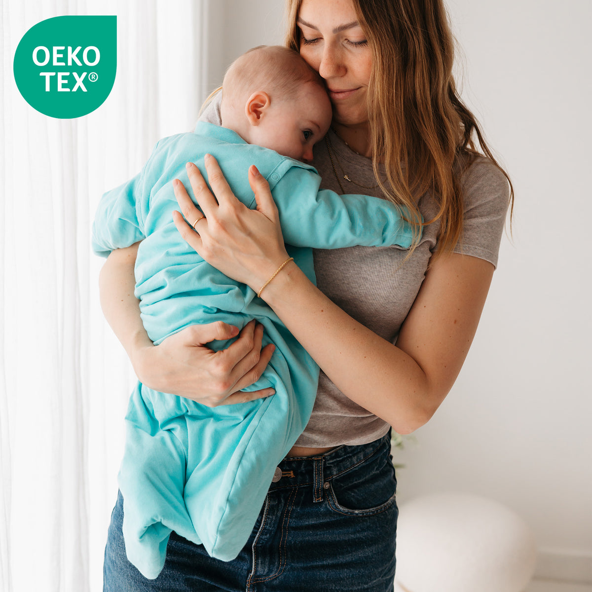 Saco de dormir para bebé 2.5 TOG_Agua_OEKOTEX_1203