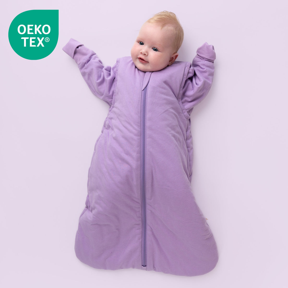 Saco de dormir para bebé 2.5 TOG_Lila_OEKOTEX_1203