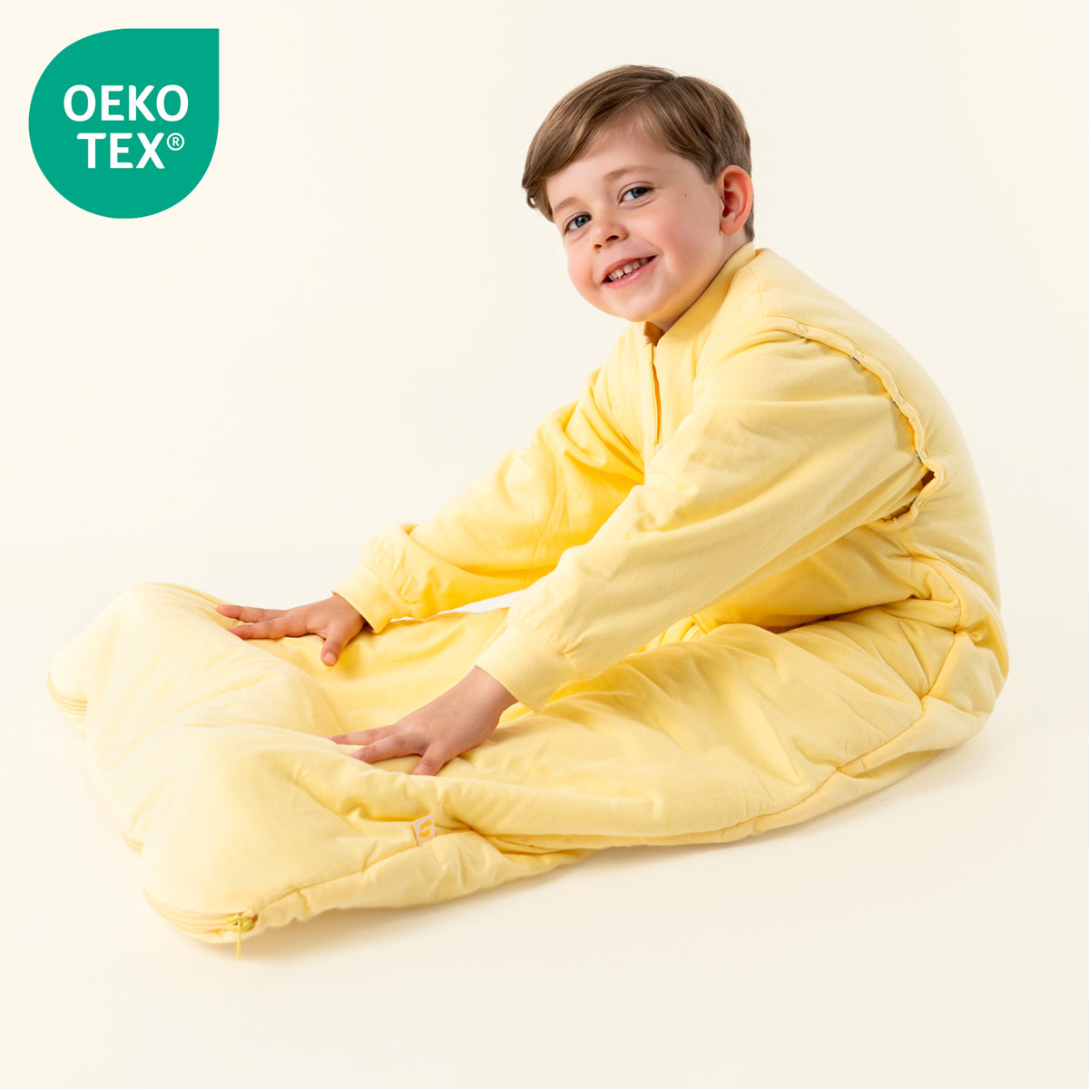 Saco de dormir para bebé 2.5 TOG_Amarillo Claro_OEKOTEX_1203
