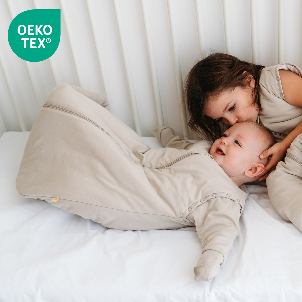 Saco de dormir para bebé 2.5 TOG_Taupe_OEKOTEX_1203