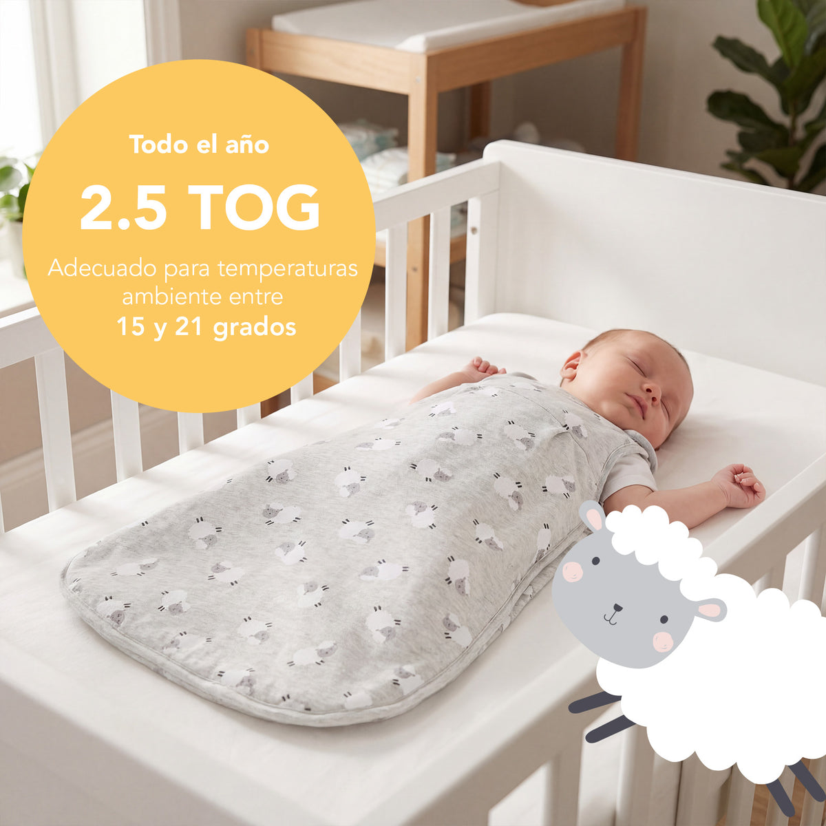 Saco de dormir para bebé 2.5 TOG_TOG_1205