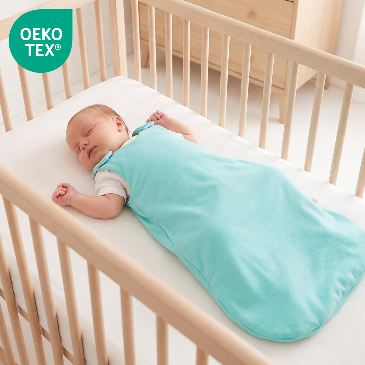 Saco de dormir para bebé 2.5 TOG_Agua_OEKOTEX_1207