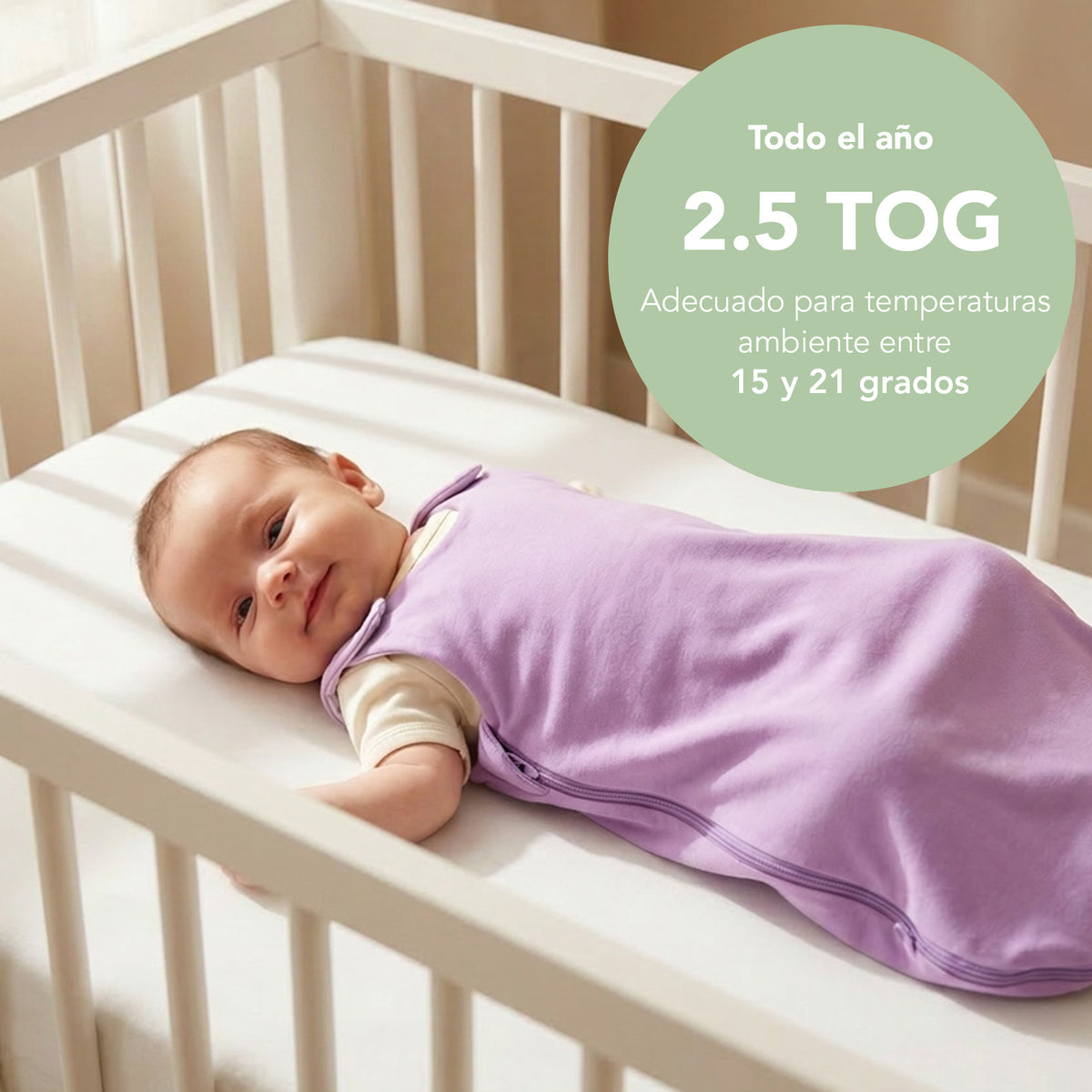 Saco de dormir para bebé 2.5 TOG_Lila_TOG_1207