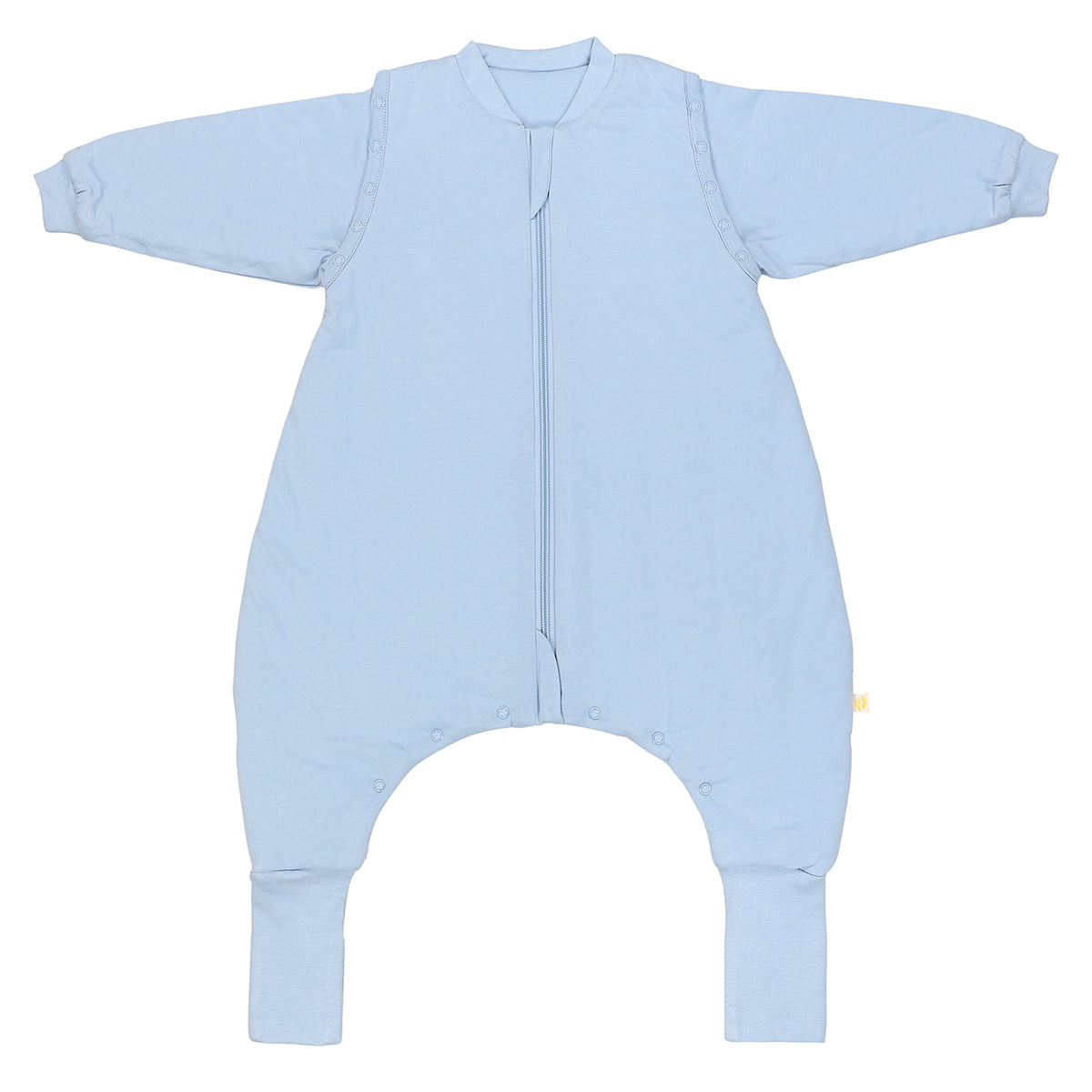 Saco de dormir con pies y suelas antideslizantes 3.5 TOG_Azul Hielo_parte frontal_1209