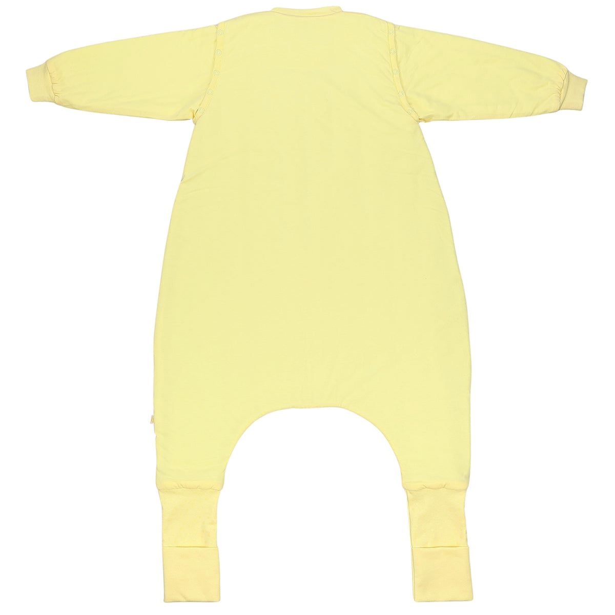 Saco de dormir con pies y suelas antideslizantes 3.5 TOG_Amarillo Claro_parte trasera_1209
