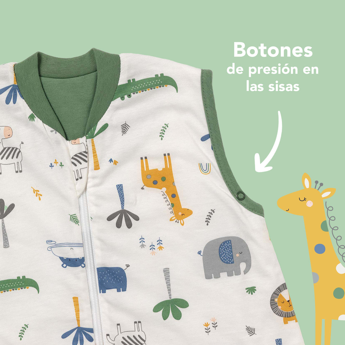 Saco de dormir para bebé, 1.0 TOG