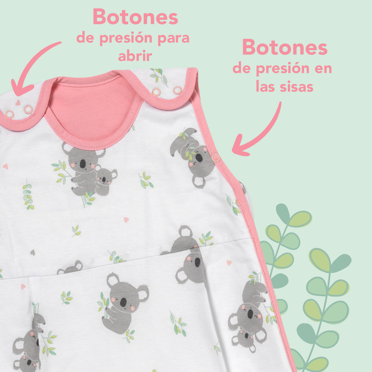 Saco de dormir para bebé 1.0 TOG_Koala_zona del brazo_420