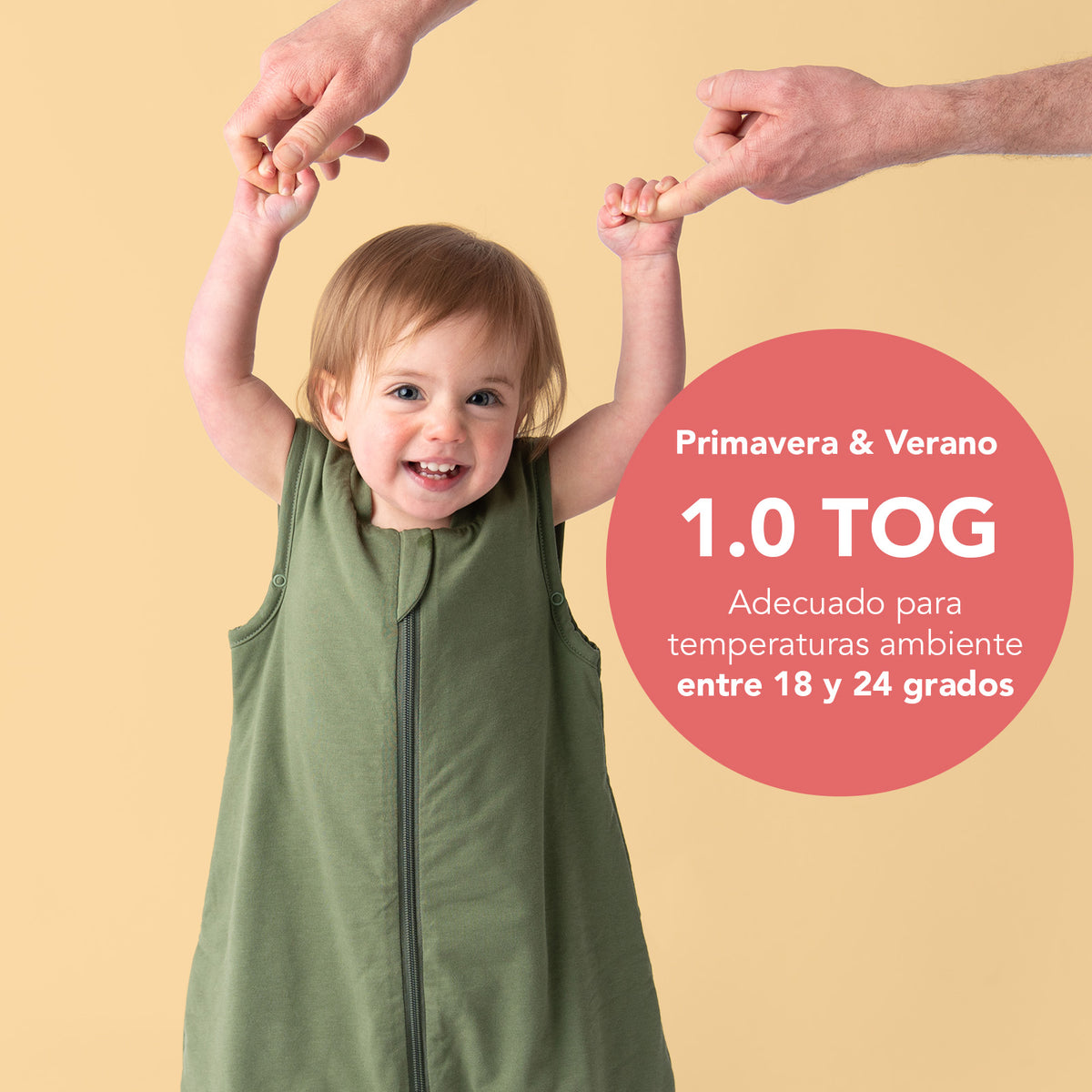 Saco de dormir para bebé 1.0 TOG_Olive_TOG_425