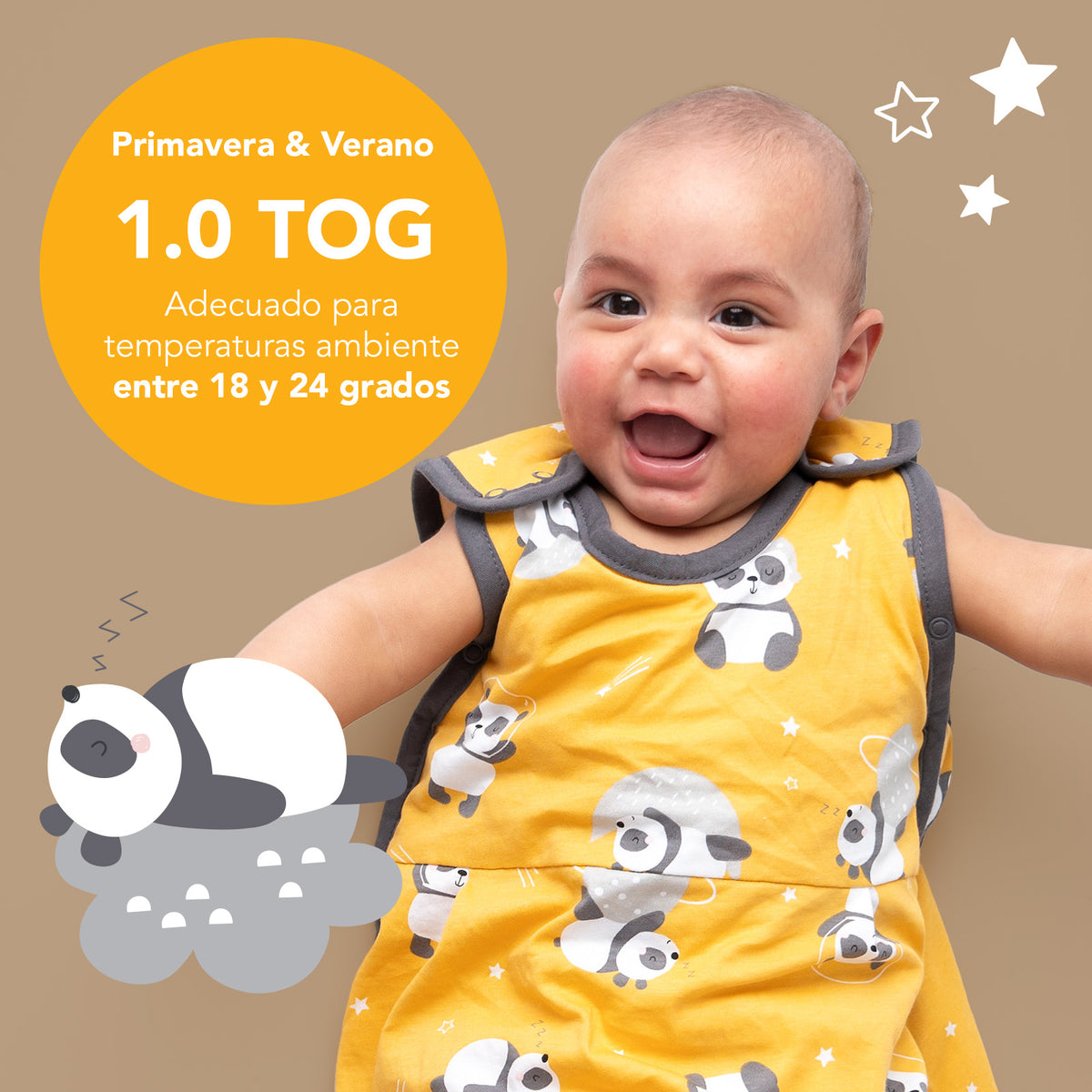 Saco de dormir para bebé 1.0 TOG_Panda_TOG_420