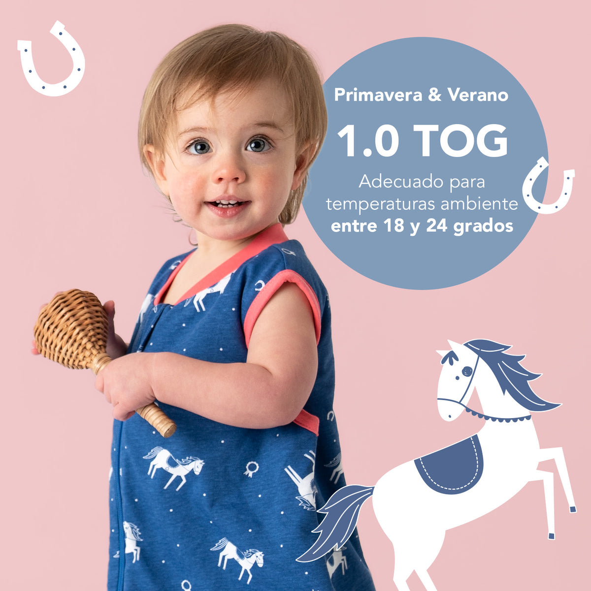 Saco de dormir para bebé 1.0 TOG_Caballos_TOG_420
