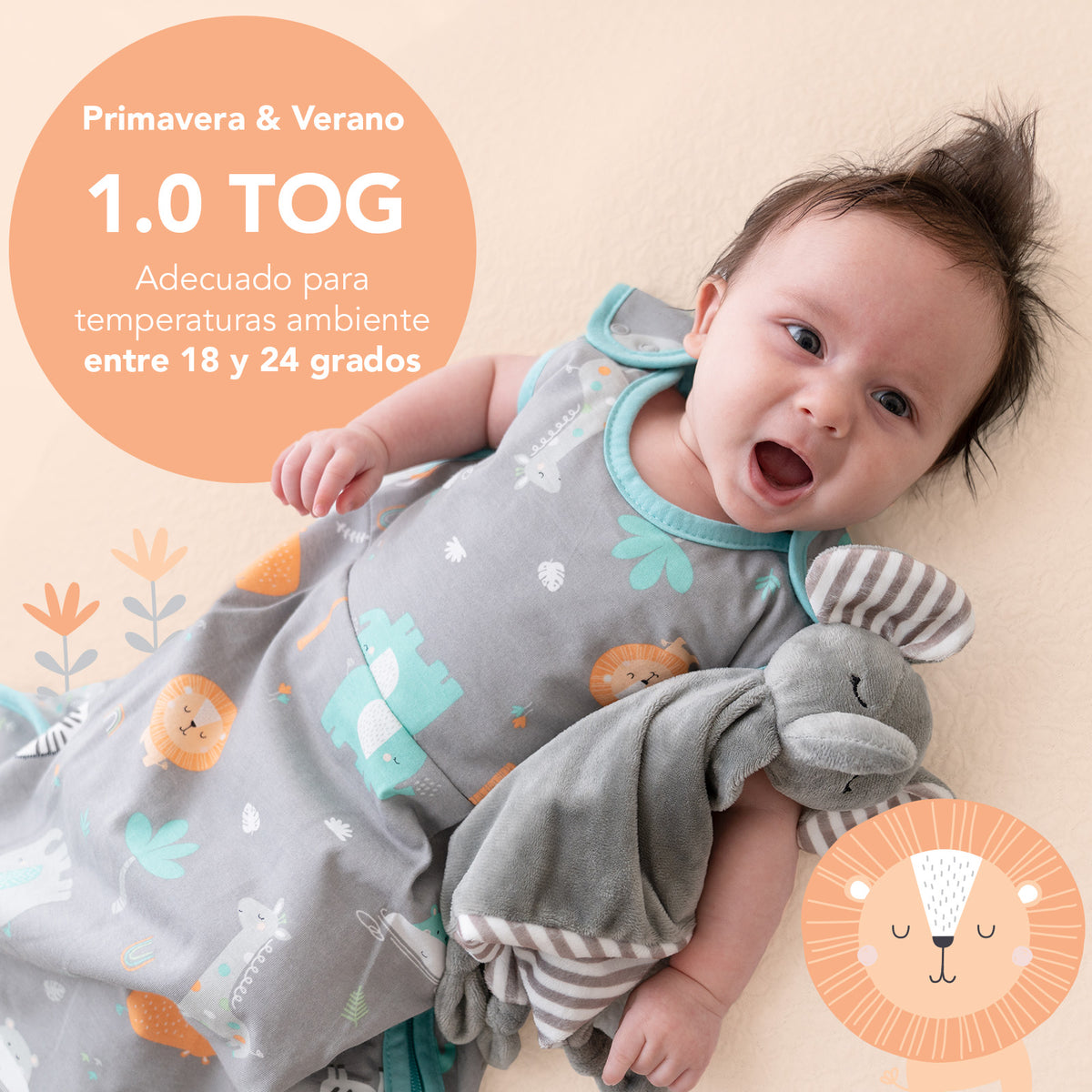 Saco de dormir para bebé 1.0 TOG_Safari_TOG_420