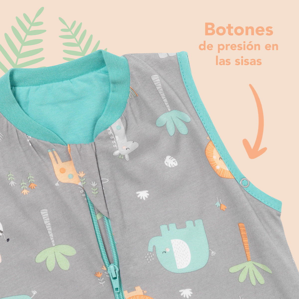 Saco de dormir para bebé 1.0 TOG_Safari_zona del brazo_420
