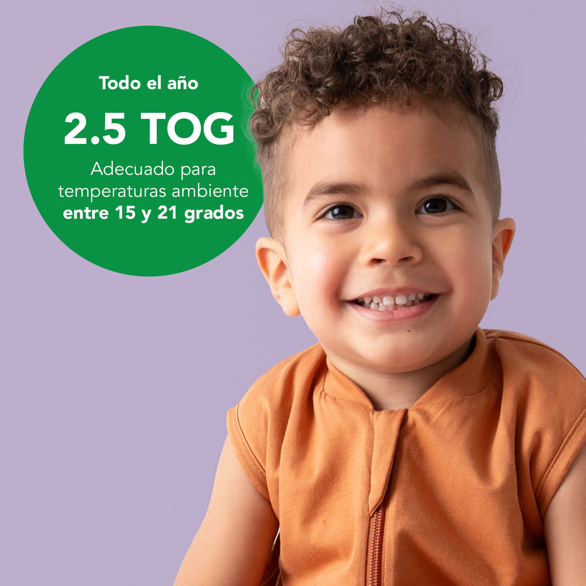 Saco de dormir para bebé 2.5 TOG_Caramelo_TOG_467