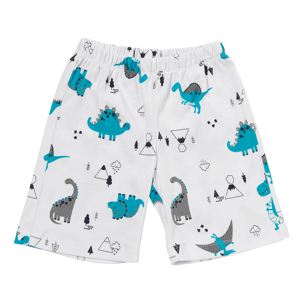 Pijama corto de niño de algódon orgánico_Jurassic_parte superior_445