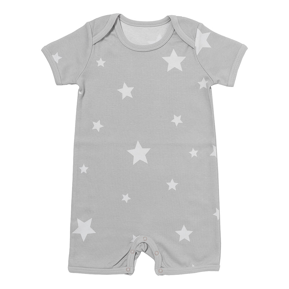 Pack de 2 bodies para bebé manga corta de algódon orgánico_Estrellas grises_2_439