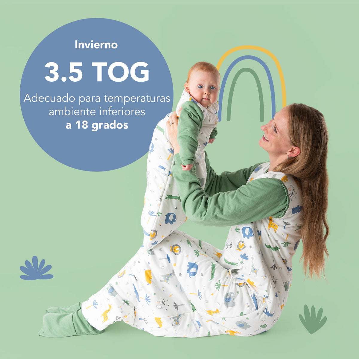 Saco de dormir para bebé 3.5 TOG_Jungla_TOG_471